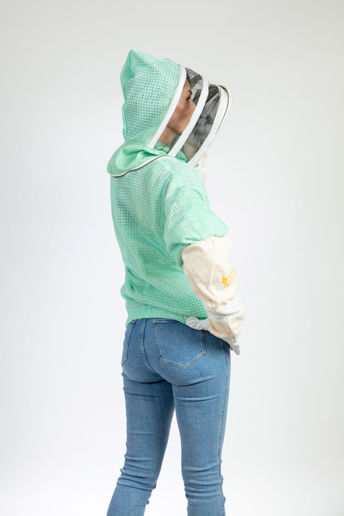 Aqua Beekeeping Ventilated Jacket with Fencing Veil
