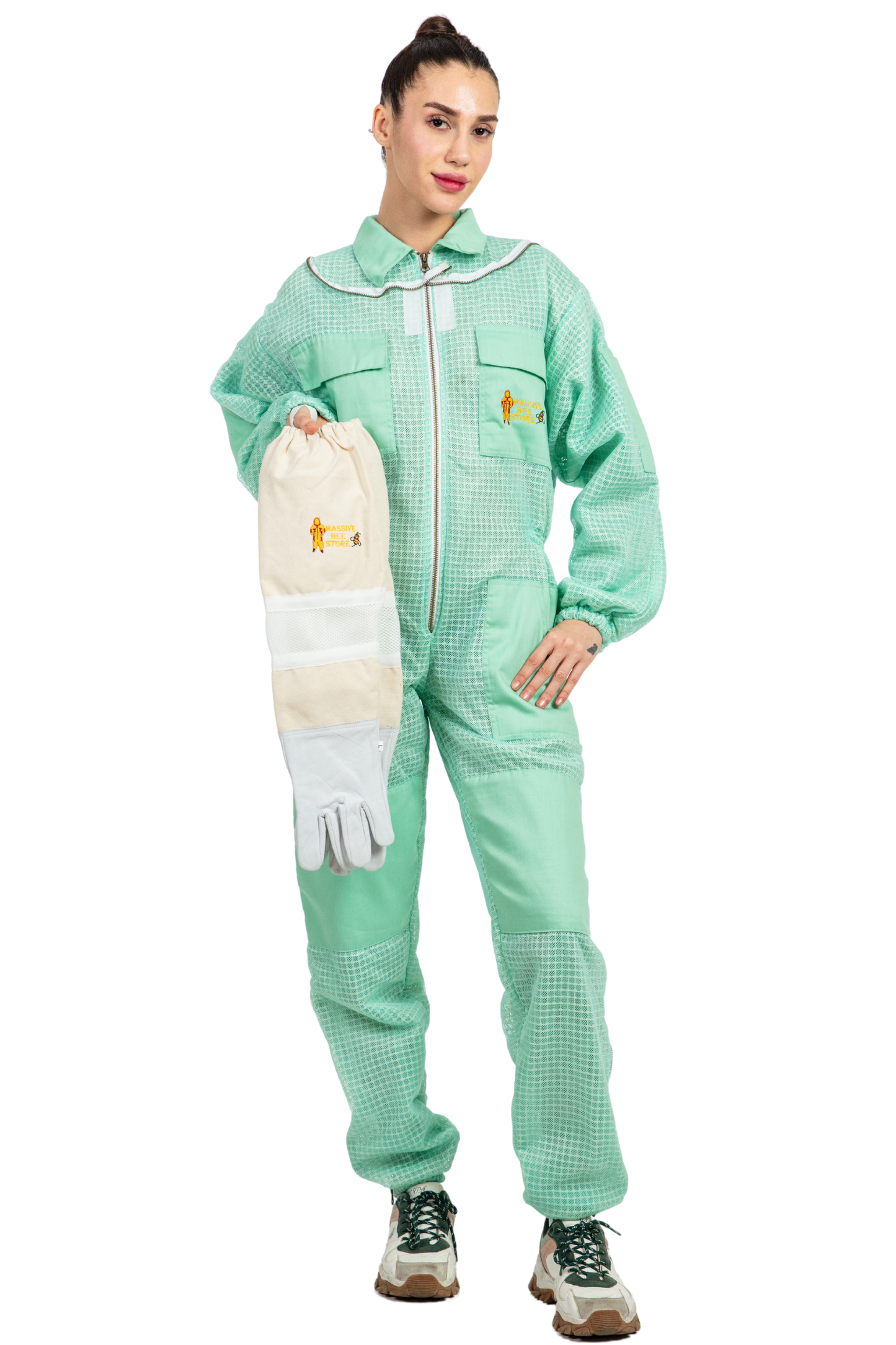 Aqua Beekeeping Ventilated Suits with Fencing Veil