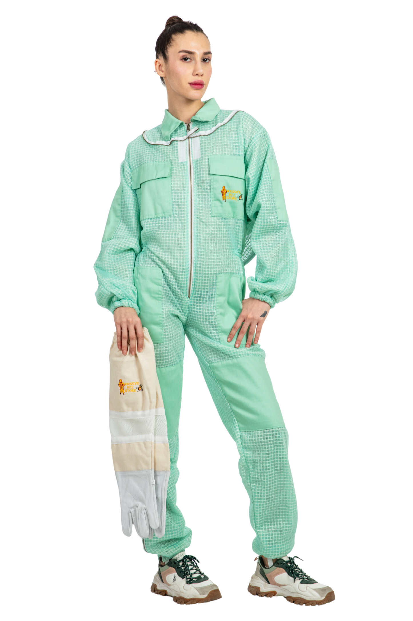Aqua Beekeeping Ventilated Suits with Fencing Veil