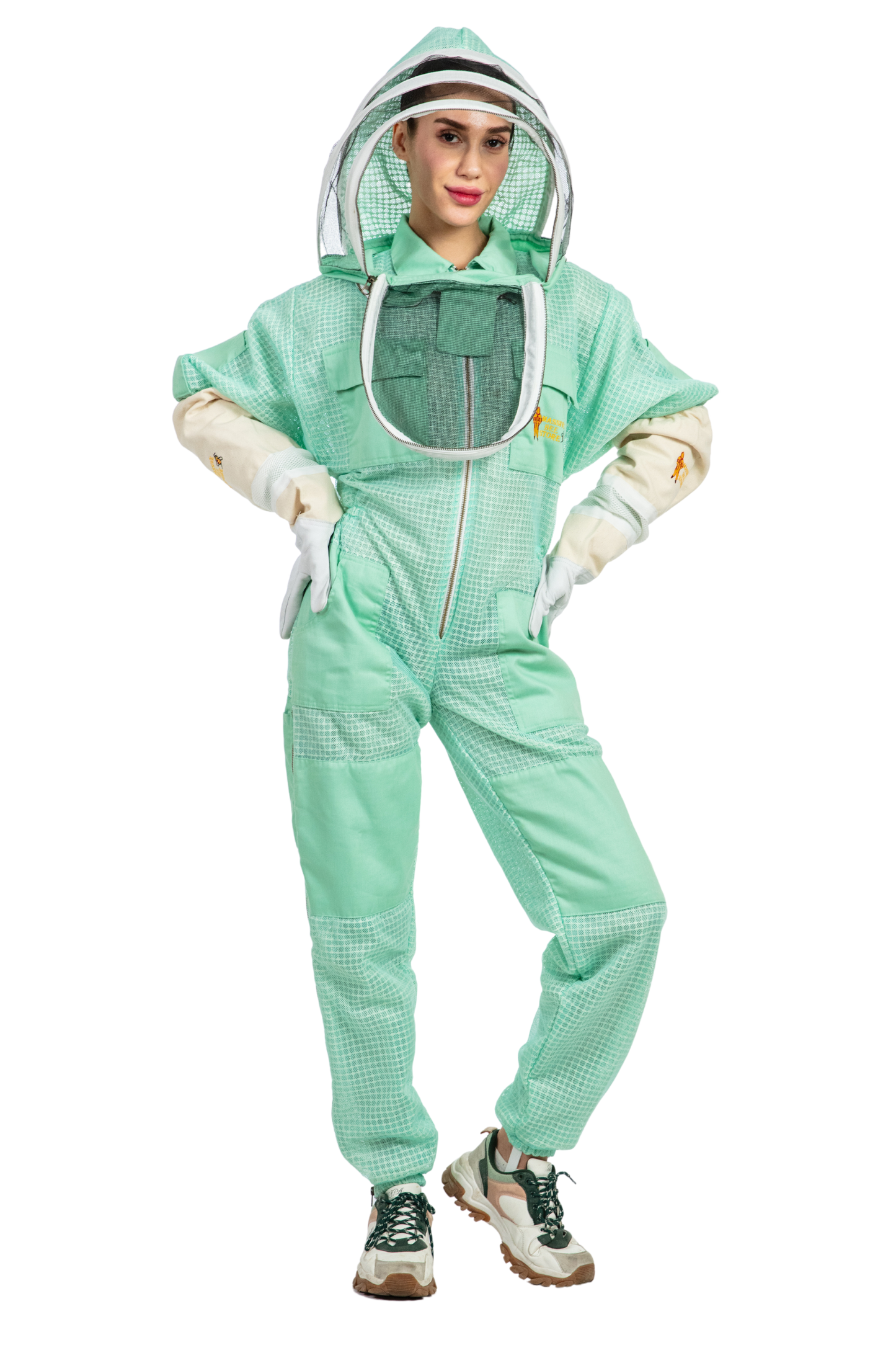 Aqua Beekeeping Ventilated Suits with Fencing Veil