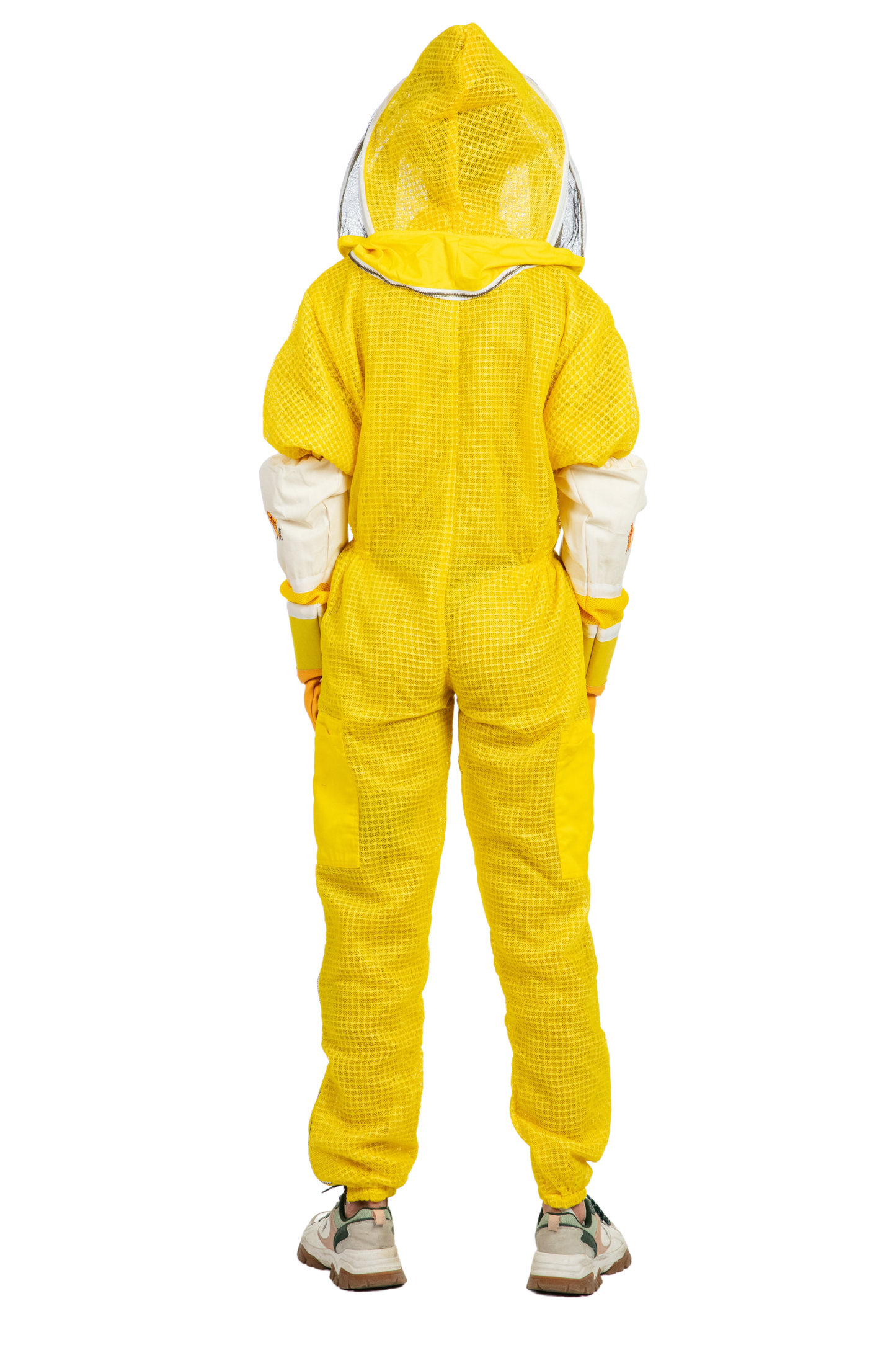 Yellow Beekeeping Ventilated Suits with Fencing Veil