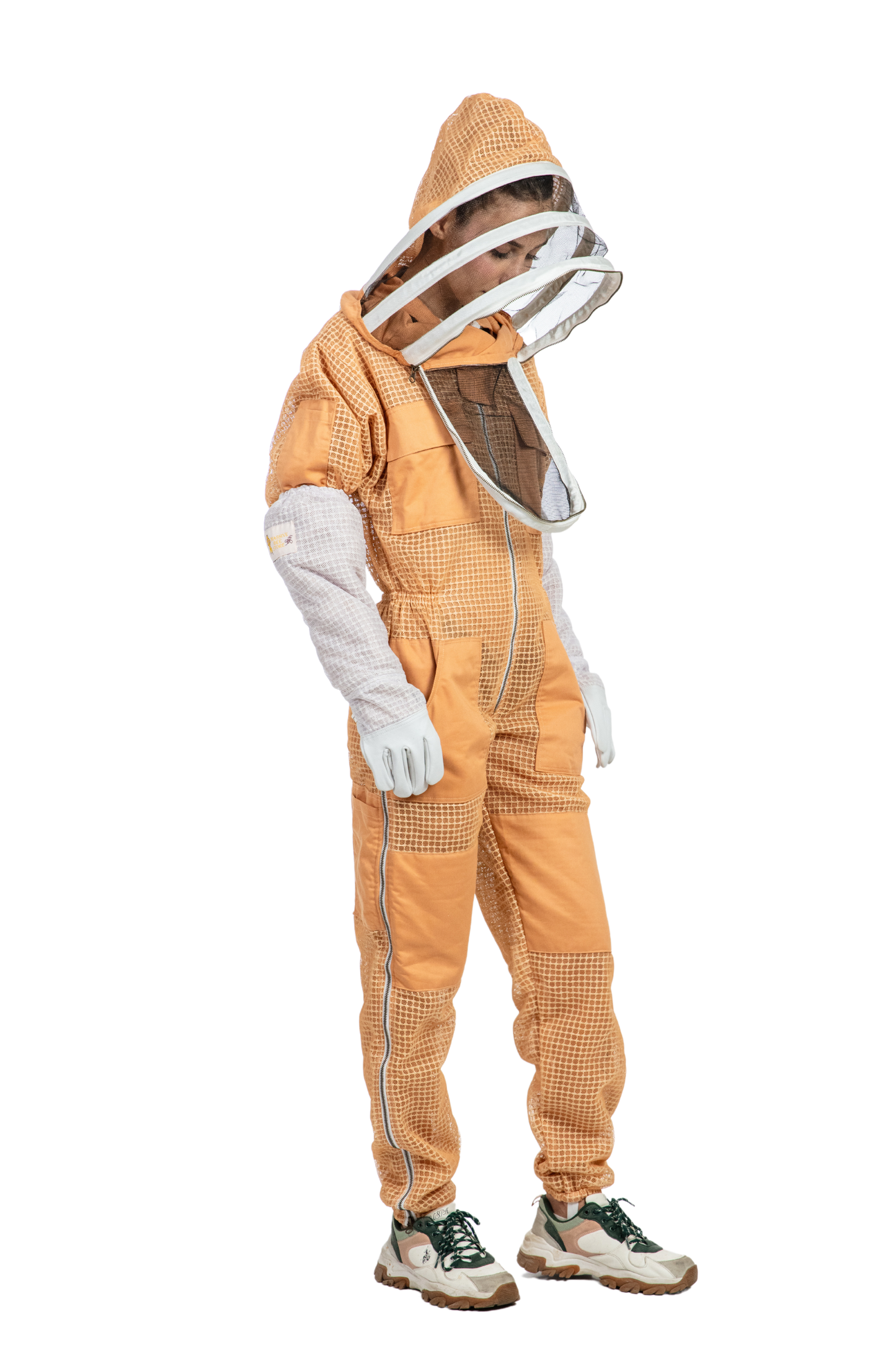 Sand Beekeeping Ventilated Suits with Fencing Veil