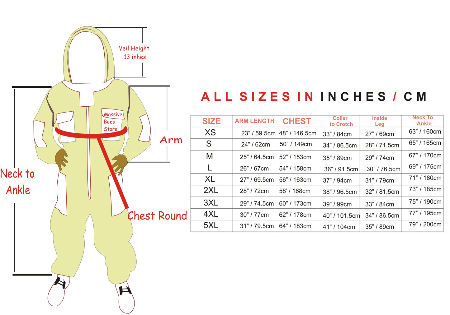 Khaki Beekeeping Ventilated Suits with Round & Fencing Veil