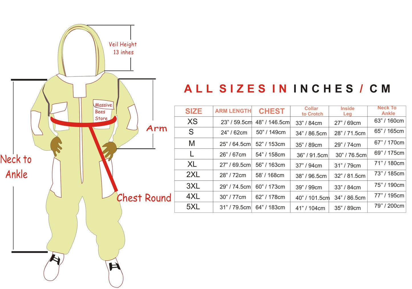 Sand Beekeeping Ventilated Suits with Fencing Veil