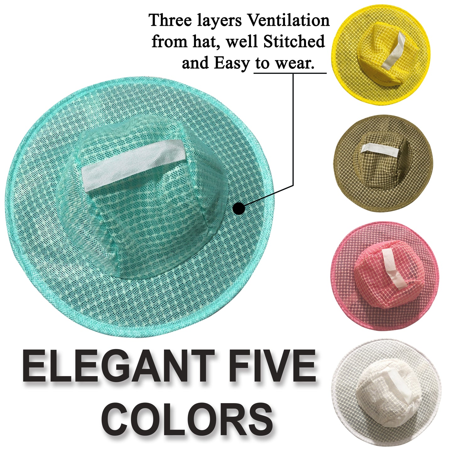Massive Bee Store Beekeeping Ventilated Round Veils