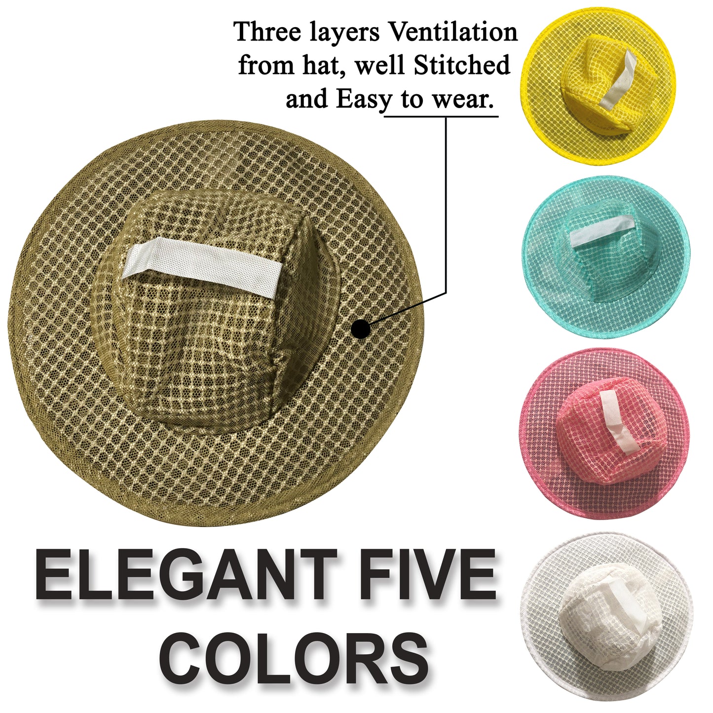 Massive Bee Store Beekeeping Ventilated Round Veils