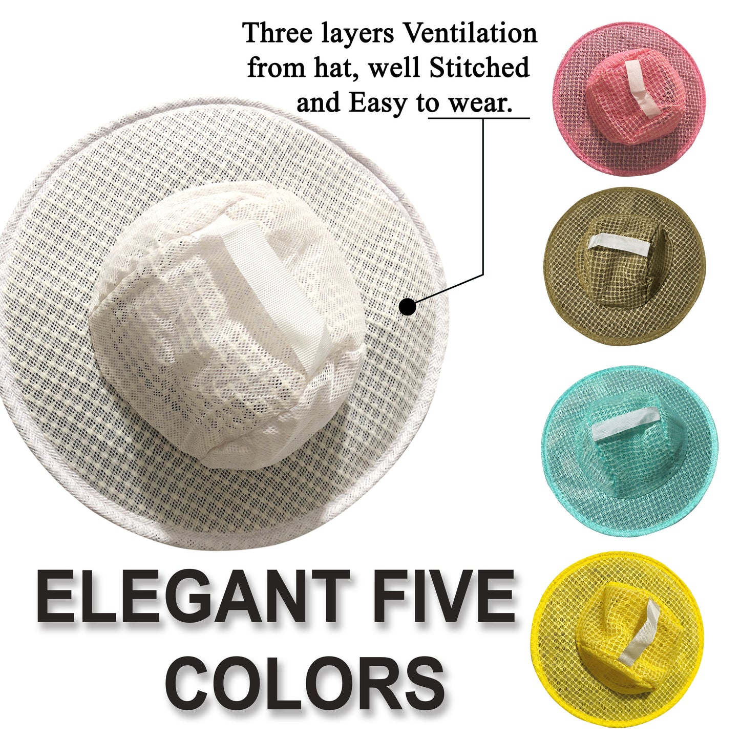Massive Bee Store Beekeeping Ventilated Round Veils