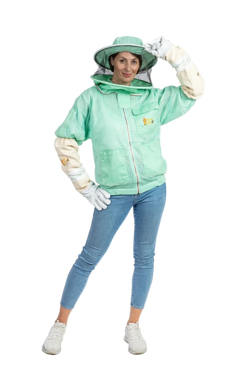 Aqua Beekeeping Ventilated Jacket with Round Veil