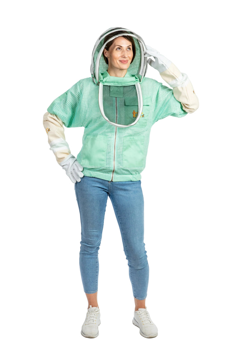 Aqua Beekeeping Ventilated Jacket with Fencing Veil