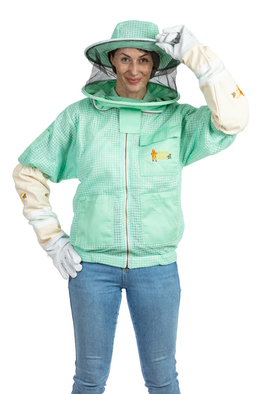 Aqua Beekeeping Ventilated Jacket with Round Veil