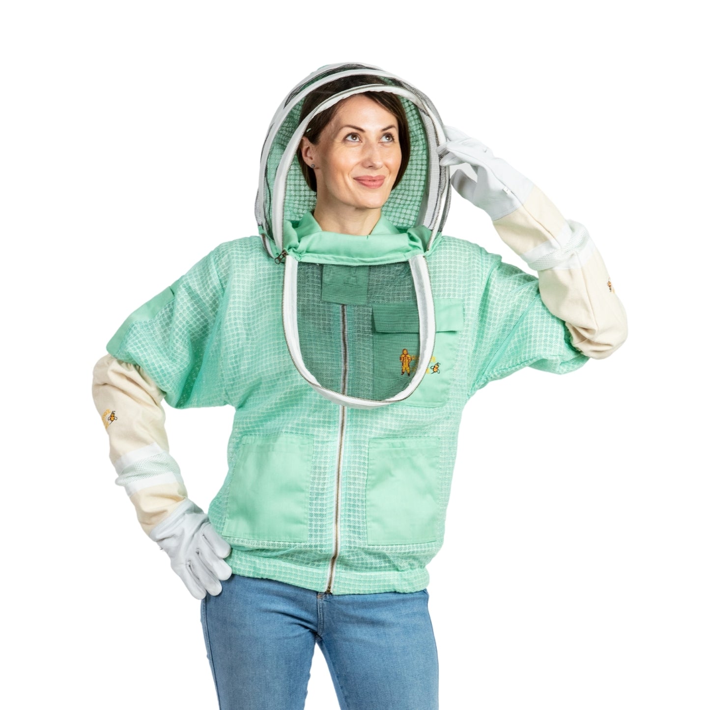 Pre-Order Beekeeping Ventilated Jacket with Fencing Veil