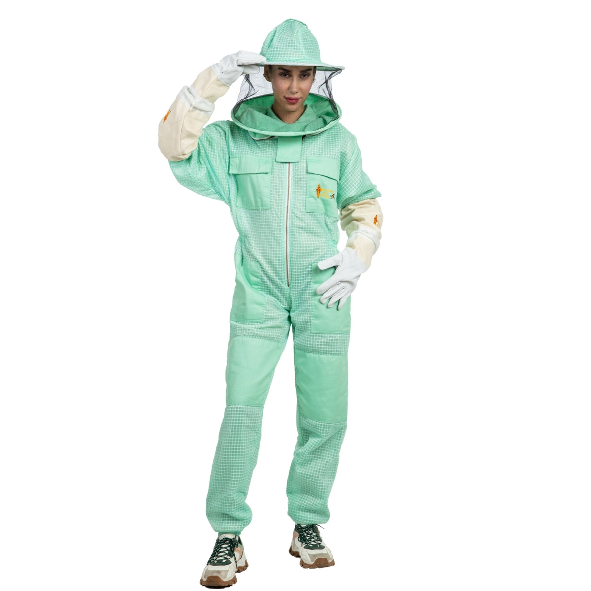 Aqua Beekeeping Ventilated Suit with Round Veil