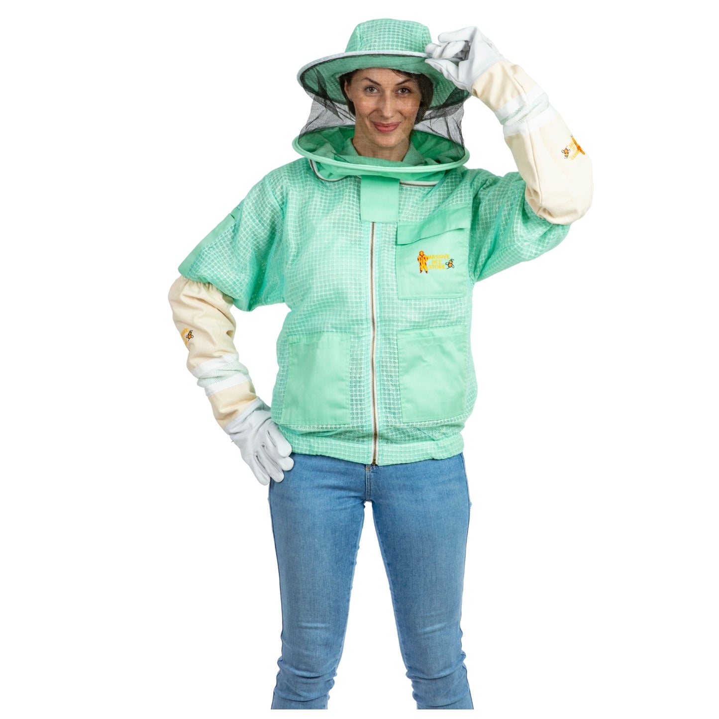 Pre-Order Beekeeping Ventilated Jacket with Round Veil