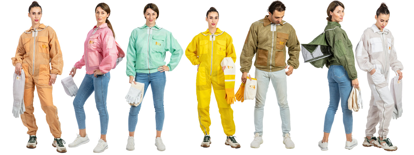 Pre-Order Beekeeping Ventilated Jacket with Round Veil