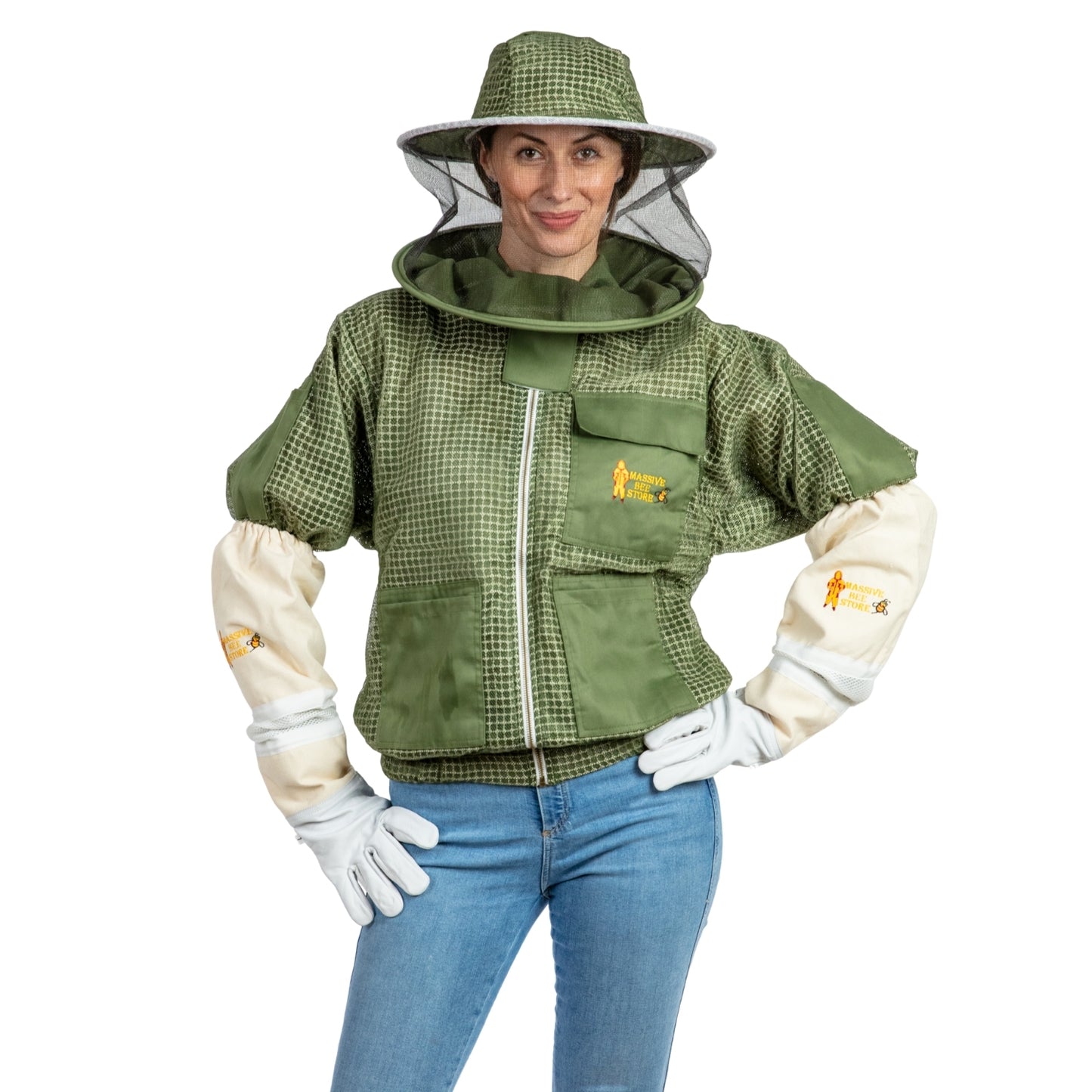 Pre-Order Beekeeping Ventilated Jacket with Round Veil