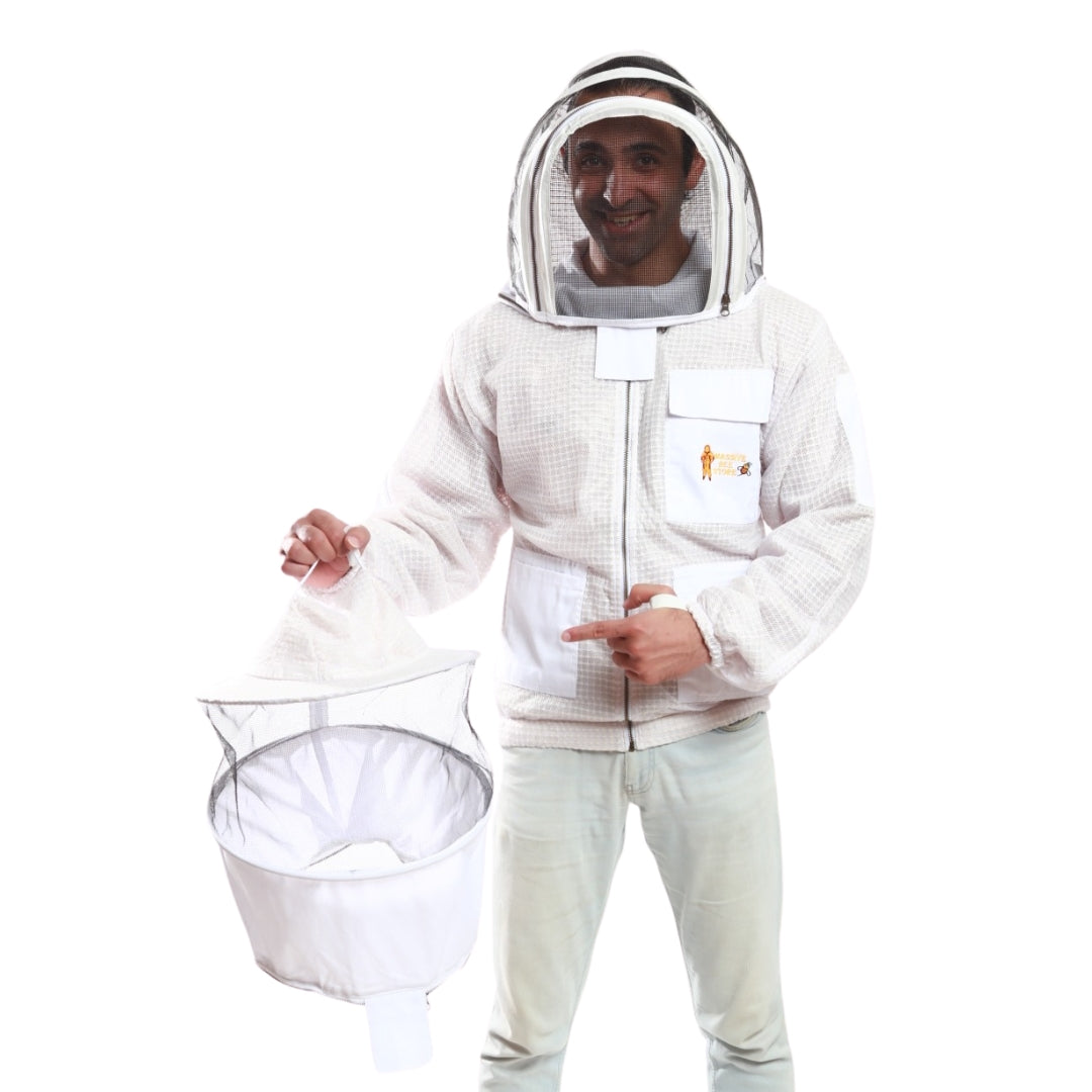 Pre-Order Beekeeping Ventilated Jacket with Round Veil & fencing jacket