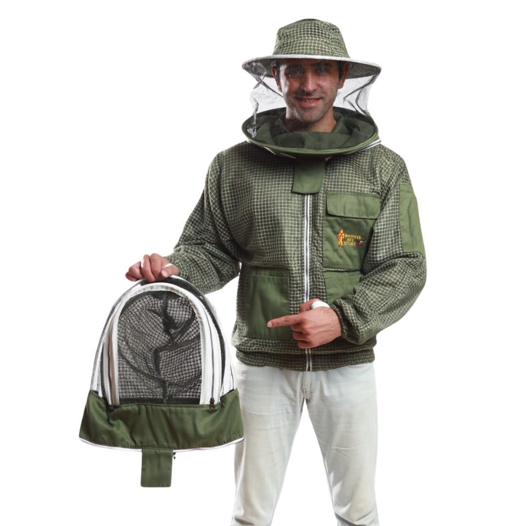 Pre-Order Beekeeping Ventilated Jacket with Round Veil & fencing jacket