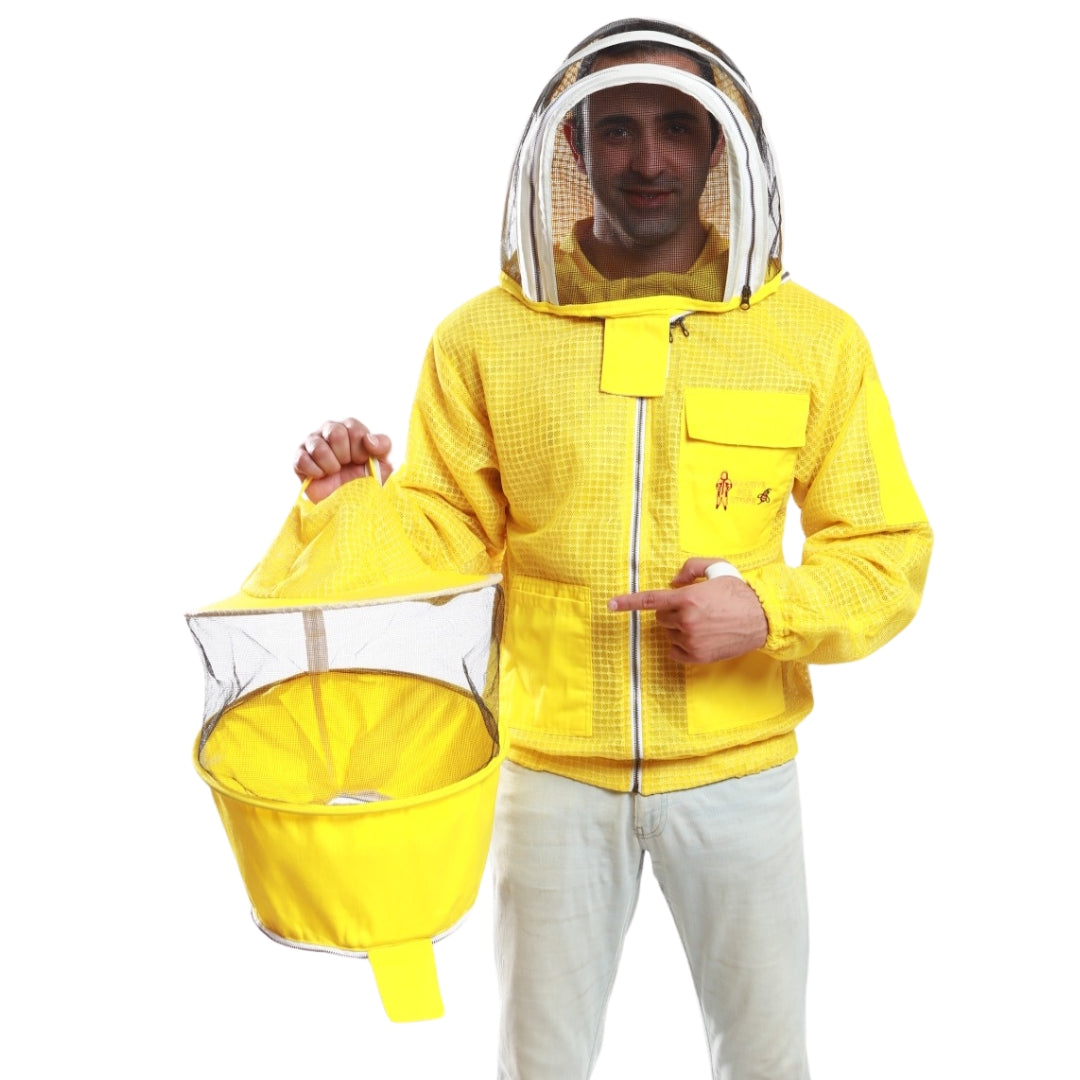 Pre-Order Beekeeping Ventilated Jacket with Round Veil & fencing jacket
