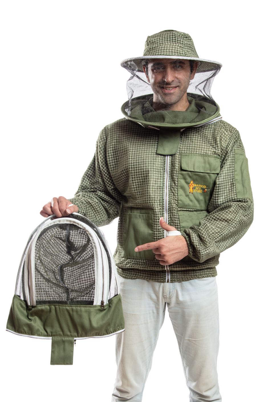 Beekeeping Ventilated Jacket – Massive Bee Store LLC