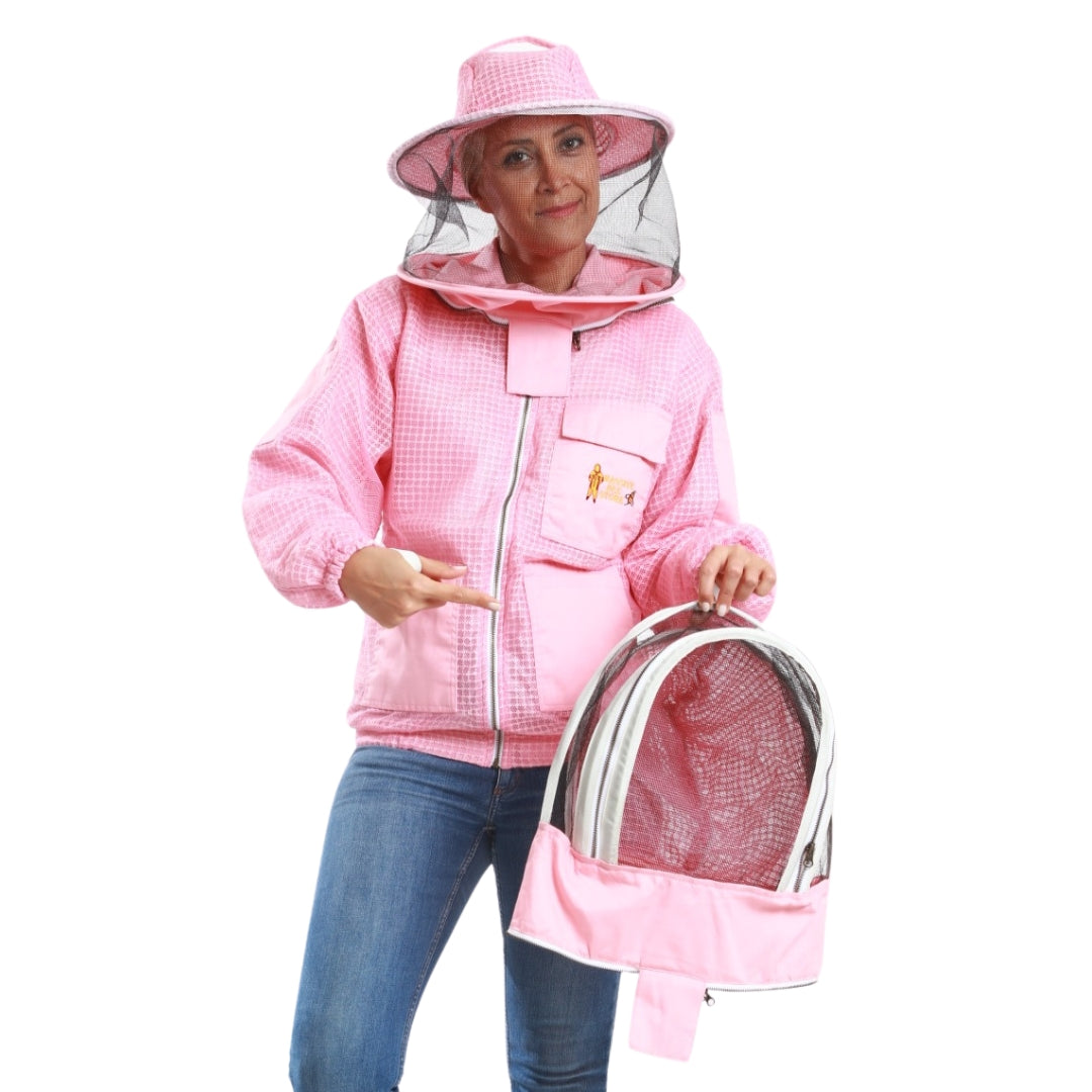 Pre-Order Beekeeping Ventilated Jacket with Round Veil & fencing jacket