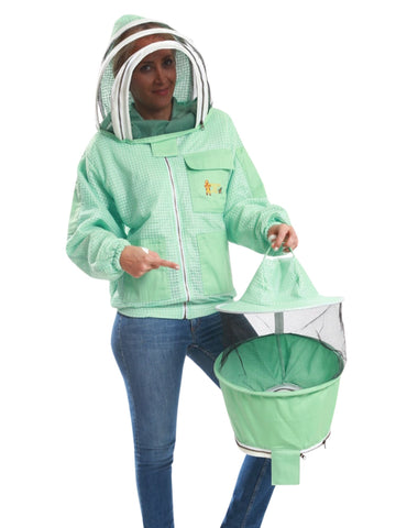 Aqua Beekeeping Ventilated Jacket with Round Veil & fencing jacket