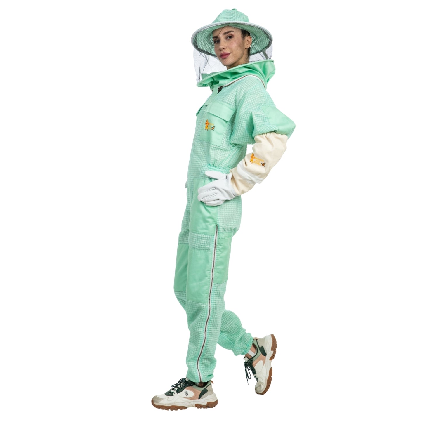 Aqua Beekeeping Ventilated Suit with Round Veil