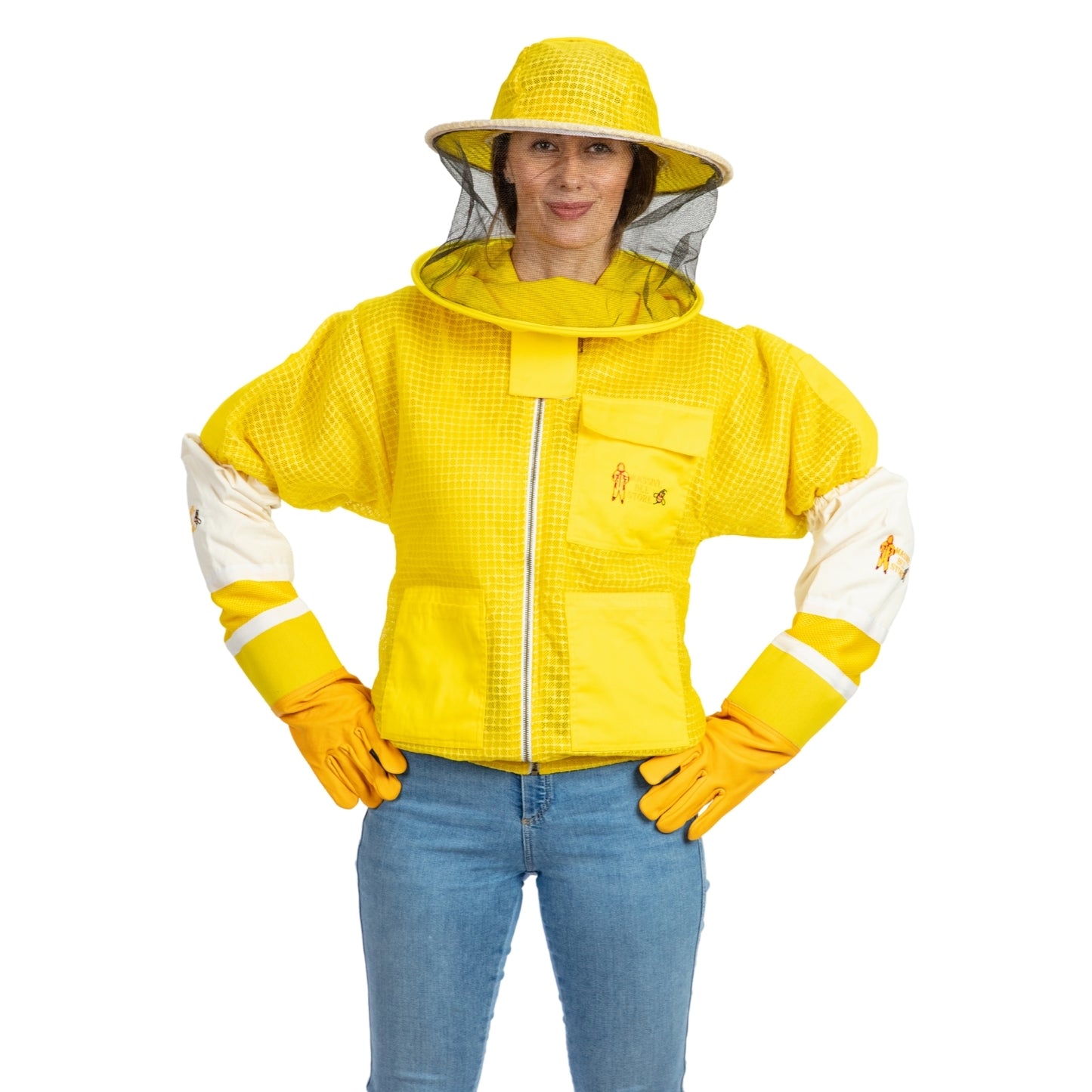 Pre-Order Beekeeping Ventilated Jacket with Round Veil