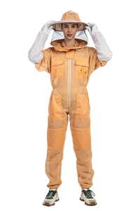 Sand Beekeeping Ventilated Suits with Round Veil