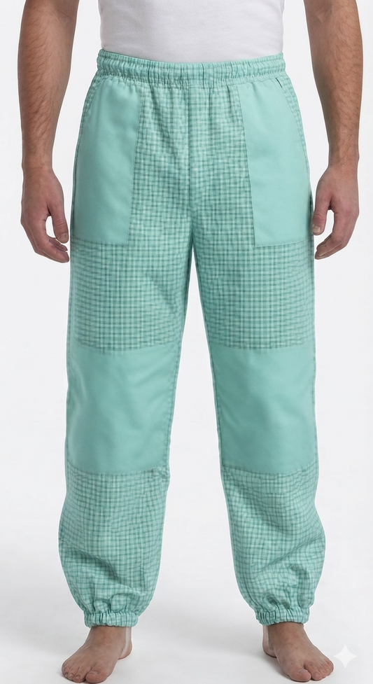 Beekeeping Ventilated Pant/Trouser in White Color with Leg Zipper Aqua