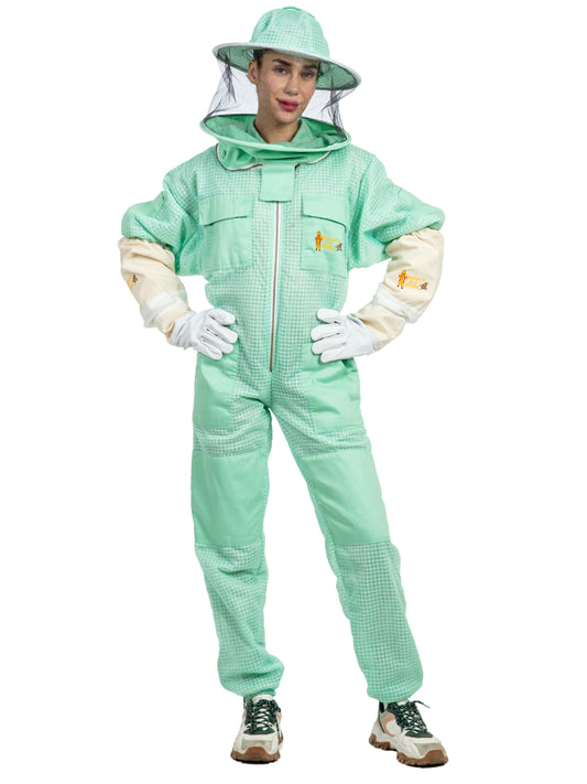 Aqua Beekeeping Ventilated Suit with Round Veil