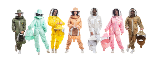 Pre-Order Beekeeping Ventilated Suit with Round veil & Fencing Veil