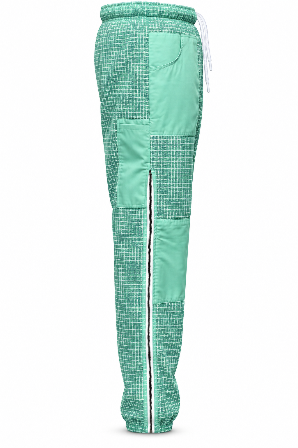 Beekeeping Ventilated Pant/Trouser in White Color with Leg Zipper Aqua