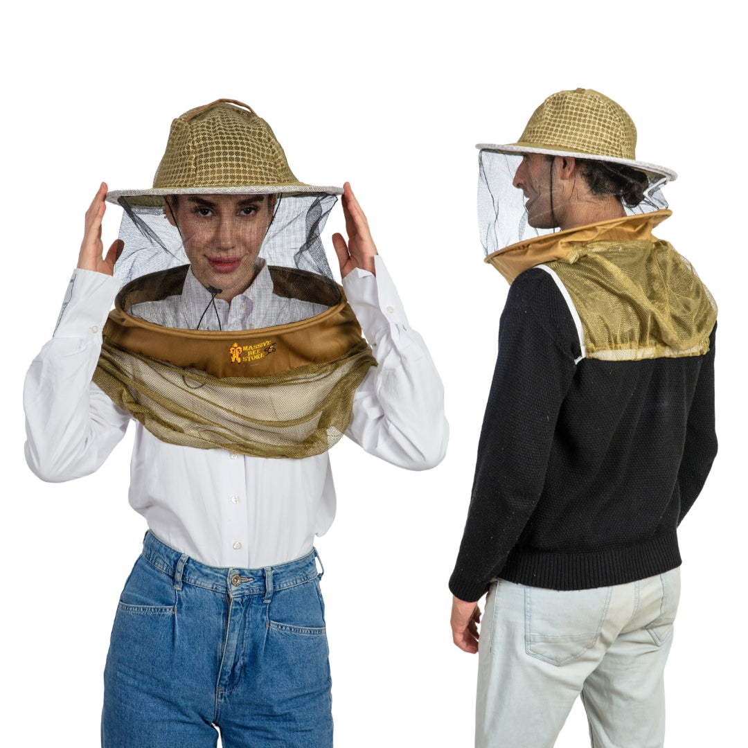Ultra-Ventilated Beekeeping Round Veil Half Body (Pack of Two)