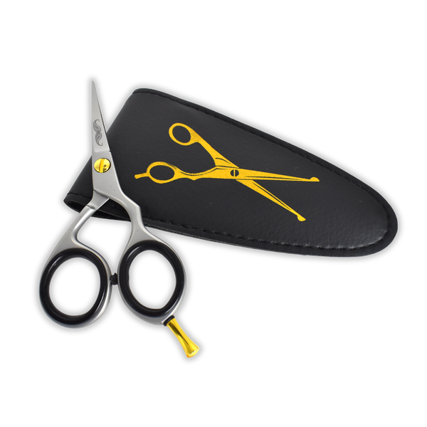 Rounded-Tip Trimming Scissors for Men – Stainless Steel High Carbon Beard, Mustache, and Ear Hair Grooming Scissor