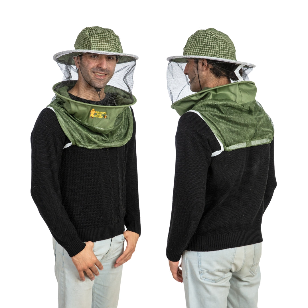 Ultra-Ventilated Beekeeping Round Veil Half Body (Pack of Two)