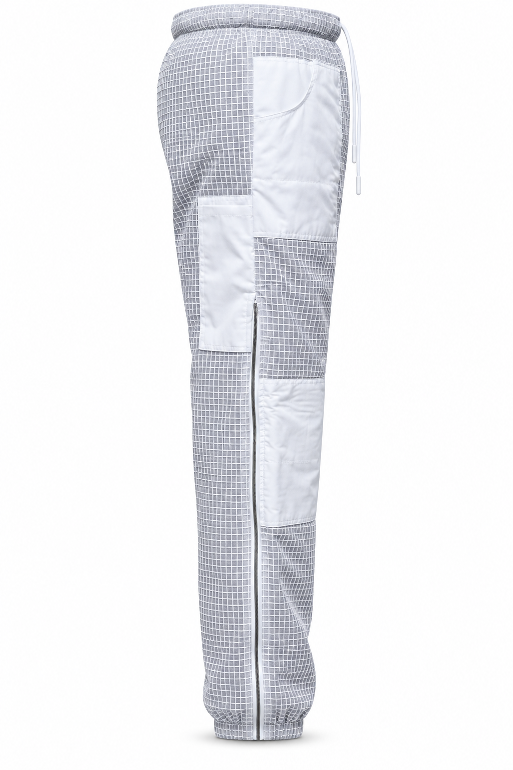 Beekeeping Ventilated Pant/Trouser in White Color with Leg Zipper