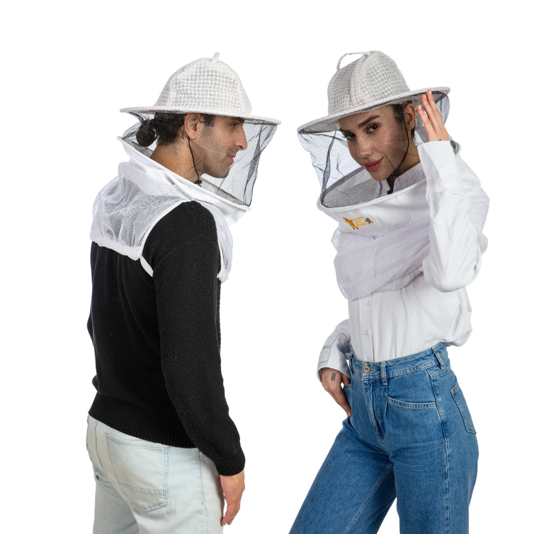 Ultra-Ventilated Beekeeping Round Veil Half Body (Pack of Two)