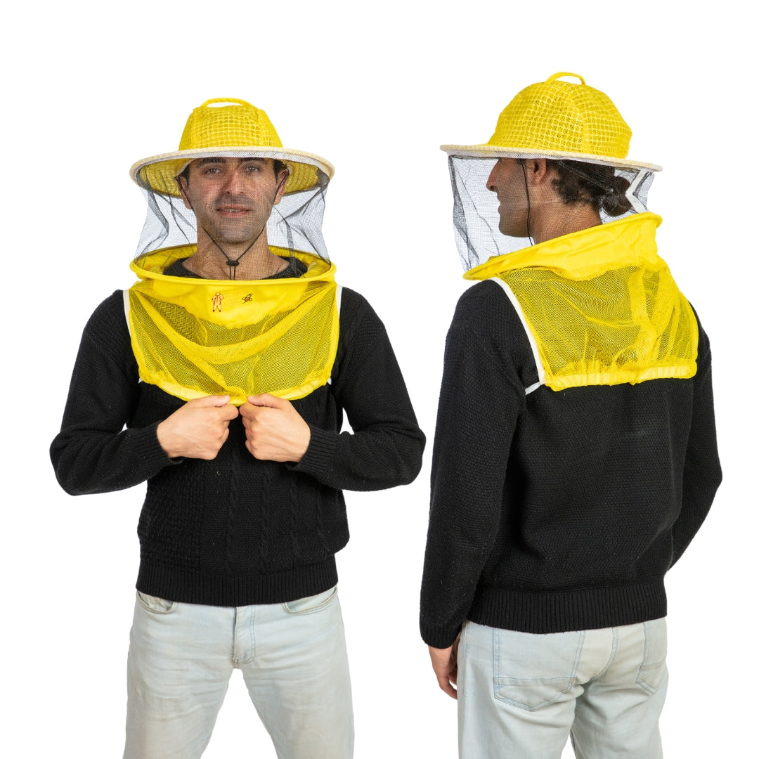 Ultra-Ventilated Beekeeping Round Veil Half Body (Pack of Two)